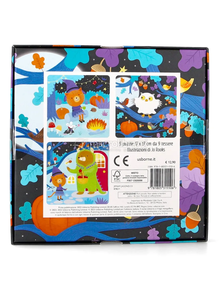Halloween - Libro e 3 Puzzle
