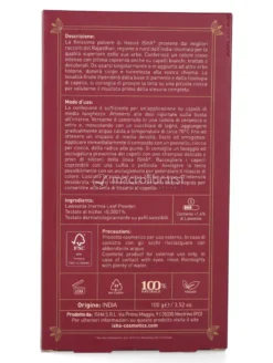 Hennè del Rajasthan Rosso Intenso