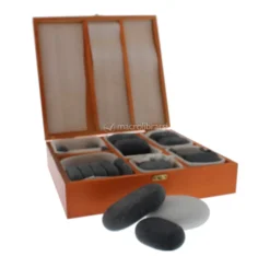 Hot Stone Massage - Set Deluxe con 68 Pietre Laviche