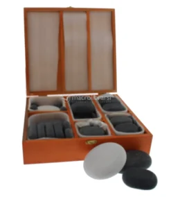 Hot Stone Massage - Set Deluxe con 68 Pietre Laviche