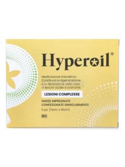 Hyperoil® Lesioni Complesse 5 Garze Medicate 10x10 cm