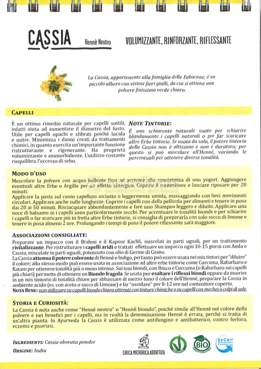 Il Blocco delle Erbe Cosmetiche in Polvere