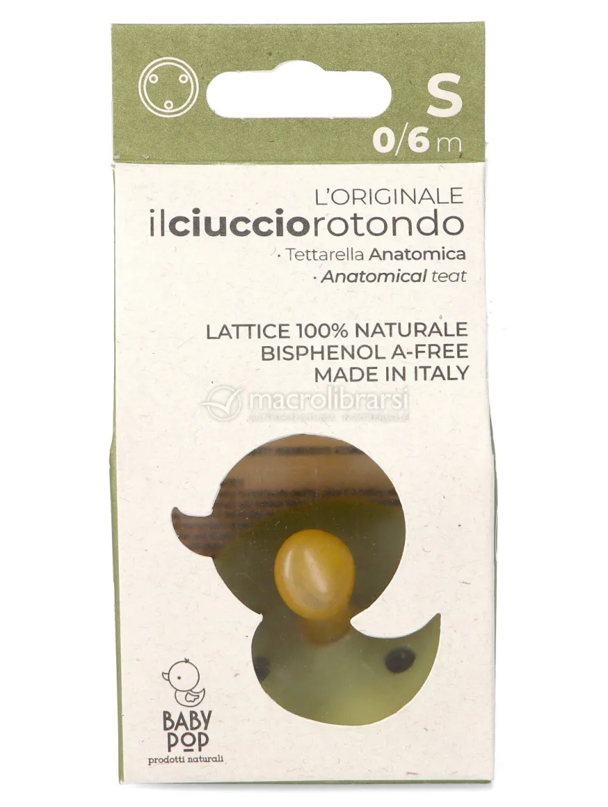 Il Ciuccio Rotondo - Tettarella Anatomica - Taglia S