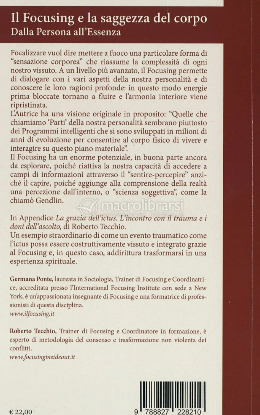 Il Focusing e la Saggezza del Corpo