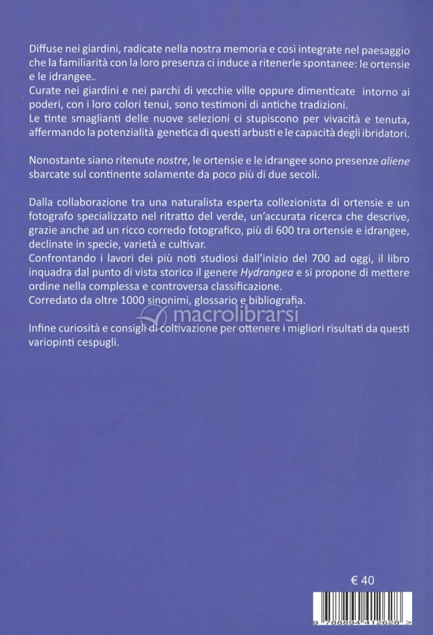Il Libro delle Ortensie e delle Idrangee
