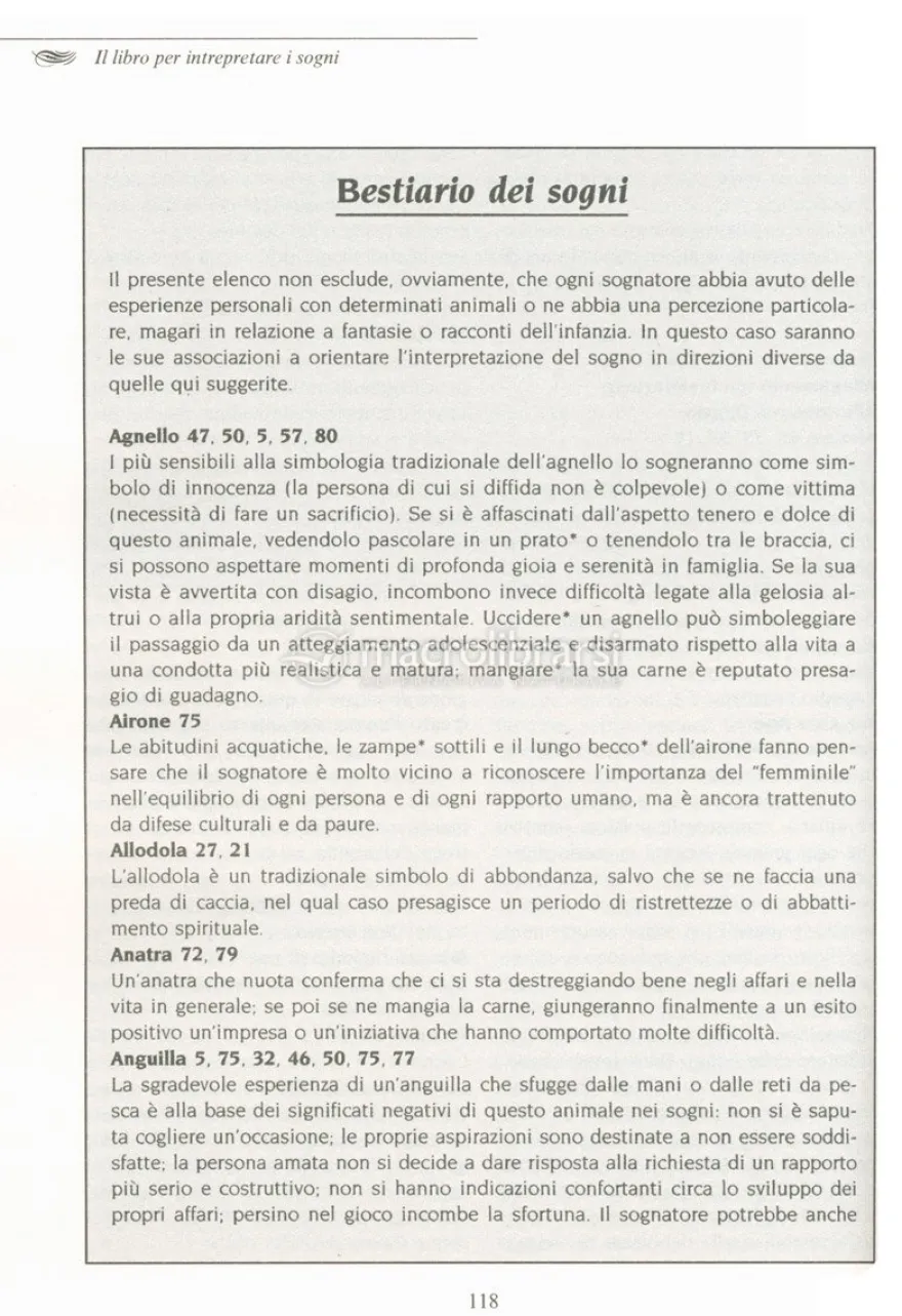 Il Libro per Interpretare i Sogni e Giocare i Numeri