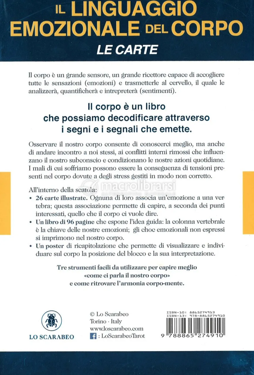 Il Linguaggio Emozionale del Corpo - Le Carte
