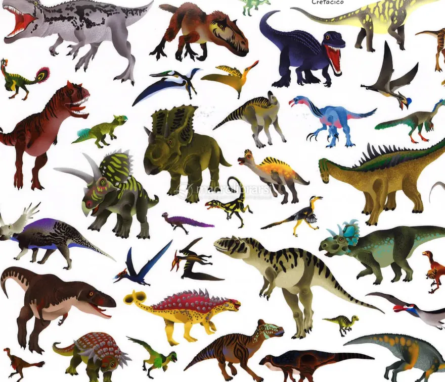 Il Mio Album Sticker Gigante dei Dinosauri