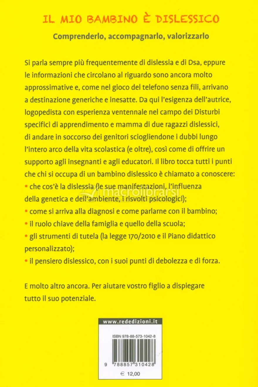 Il Mio Bambino È Dislessico
