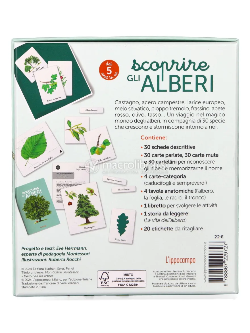 Il Mio Cofanetto Montessori - Scoprire gli Alberi