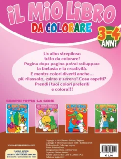 Il Mio Libro da Colorare - 3/4 Anni