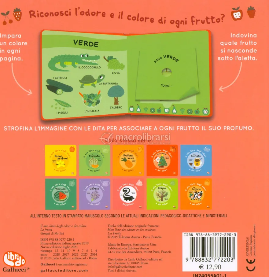 Il Mio Libro degli Odori e dei Colori - La Frutta