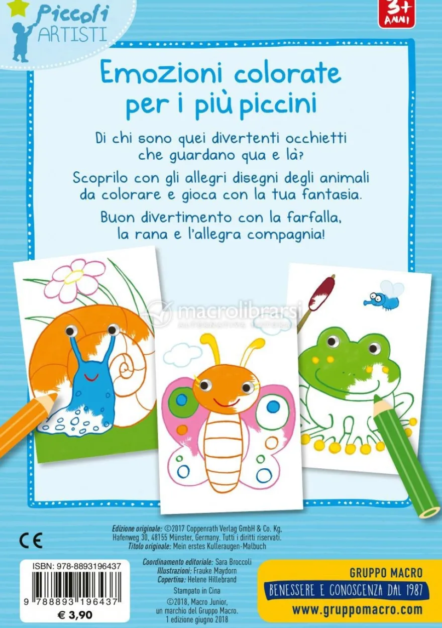 Il Mio Primo Colorocchi degli Animali - Azzurro