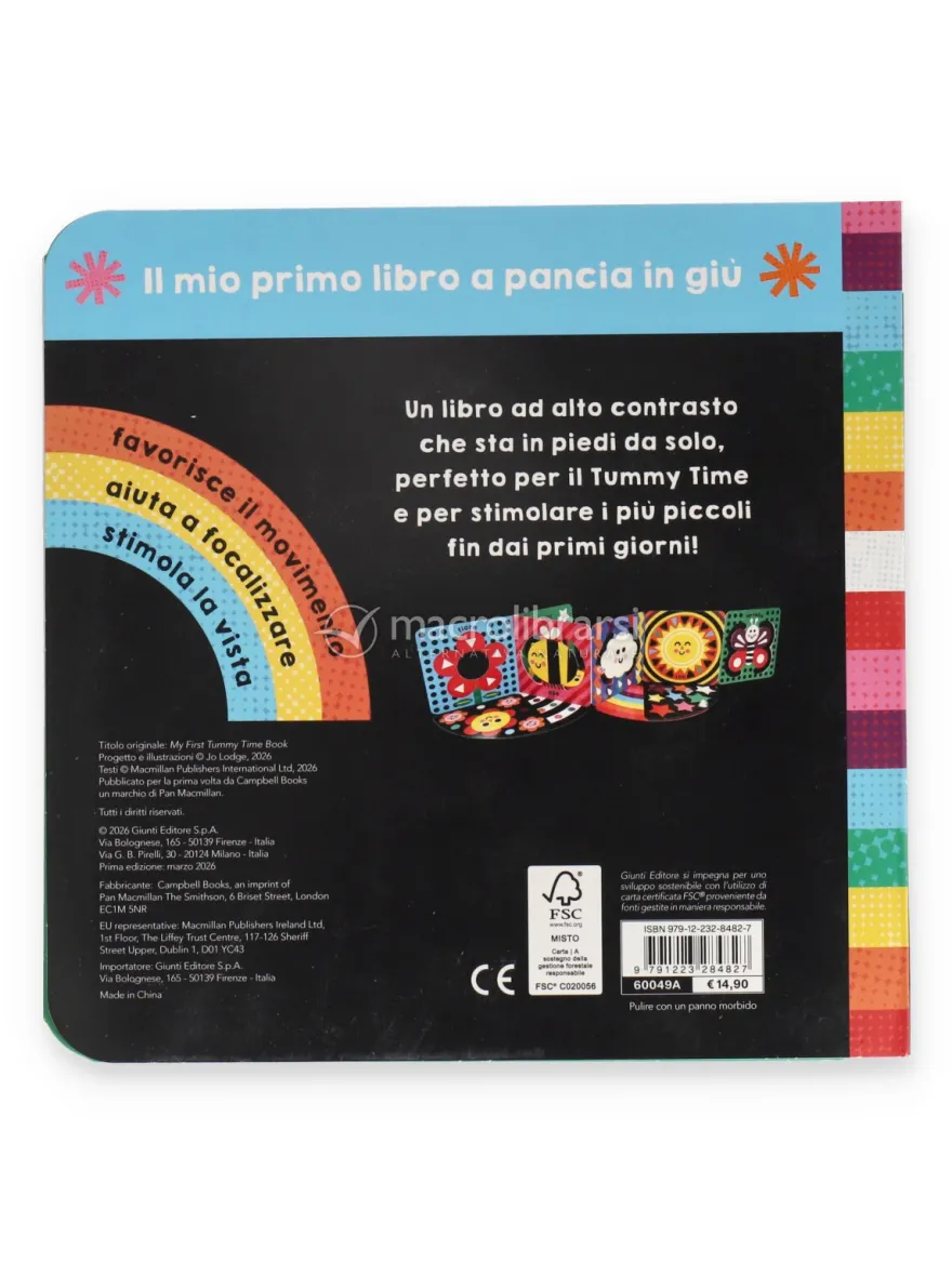 Il Mio Primo Libro a Pancia in Giù - Tummy Time!