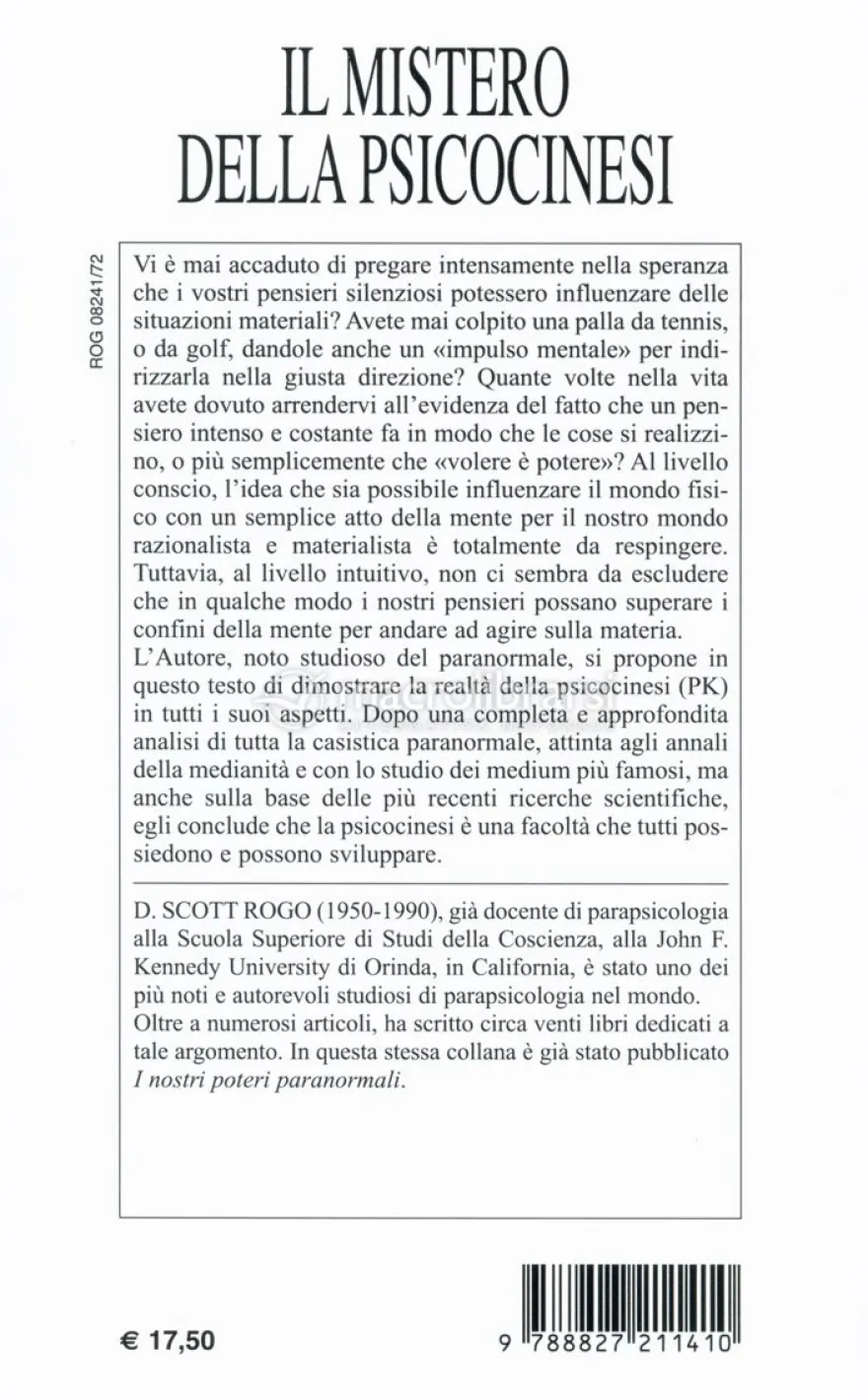Il Mistero della Psicocinesi