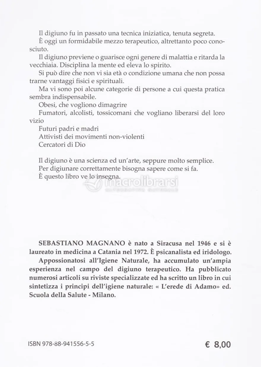 Il Segreto di Igea - Guida Pratica al Digiuno Autogestito