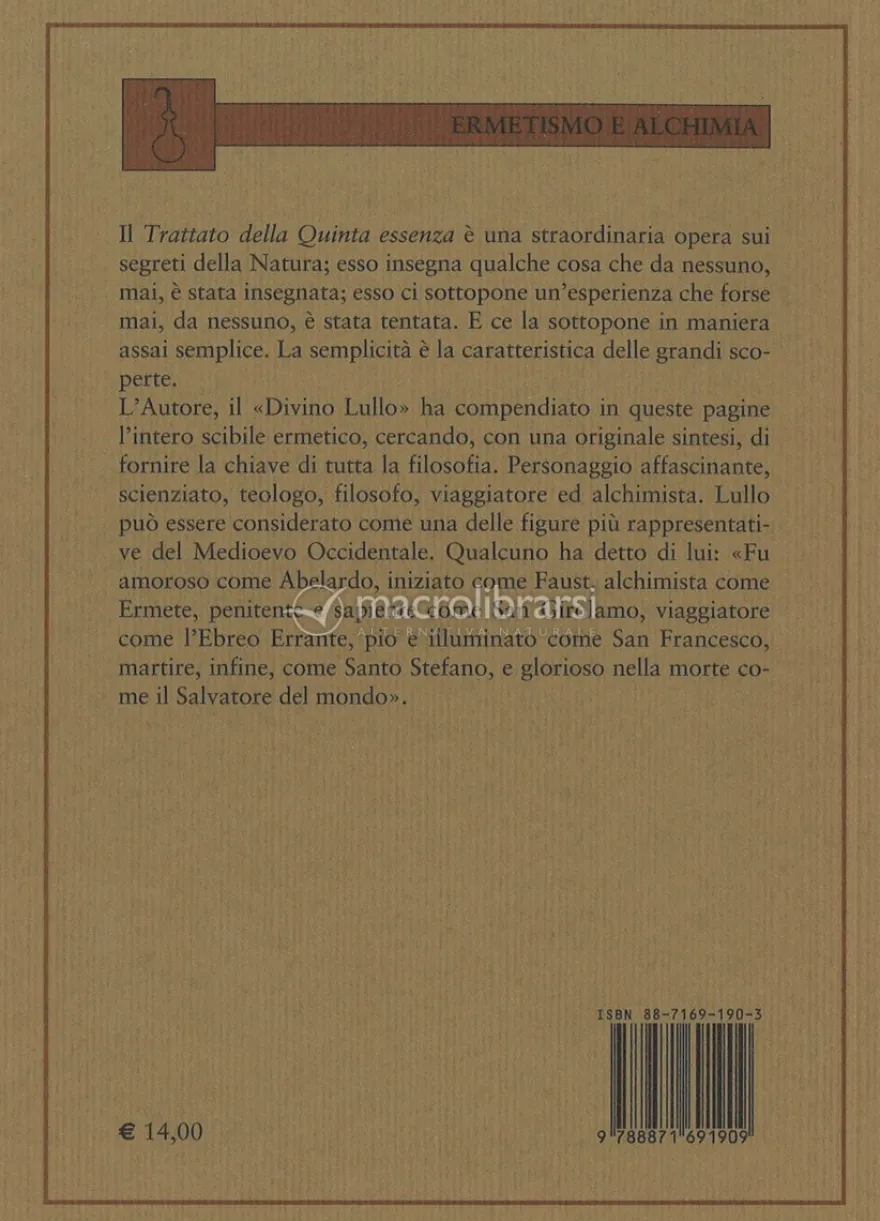 Il Trattato della Quinta Essenza