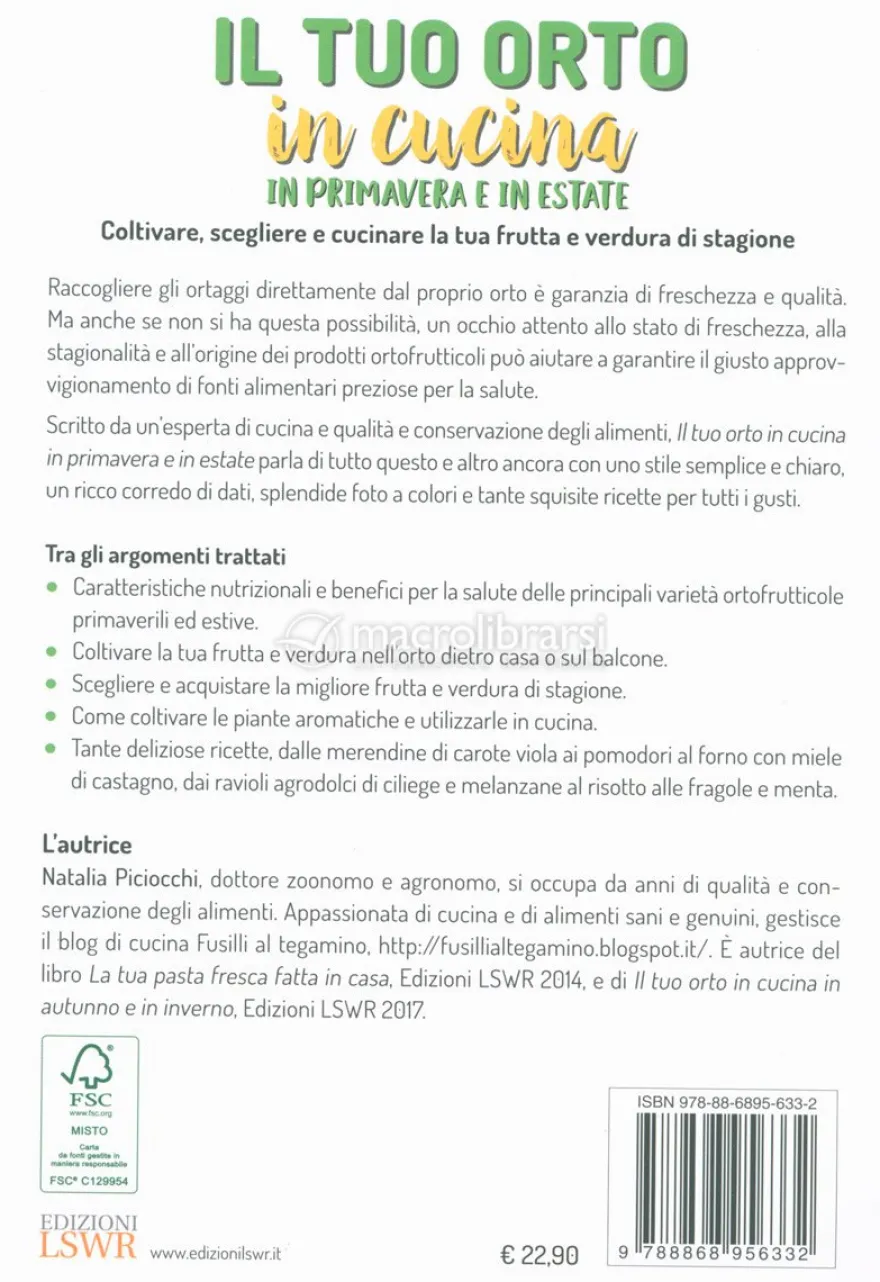 Il Tuo Orto in Cucina in Primavera e in Estate