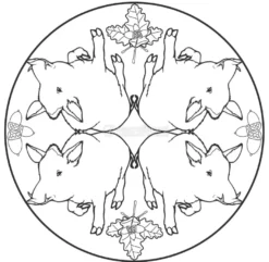 I Mandala degli Animali del Bosco