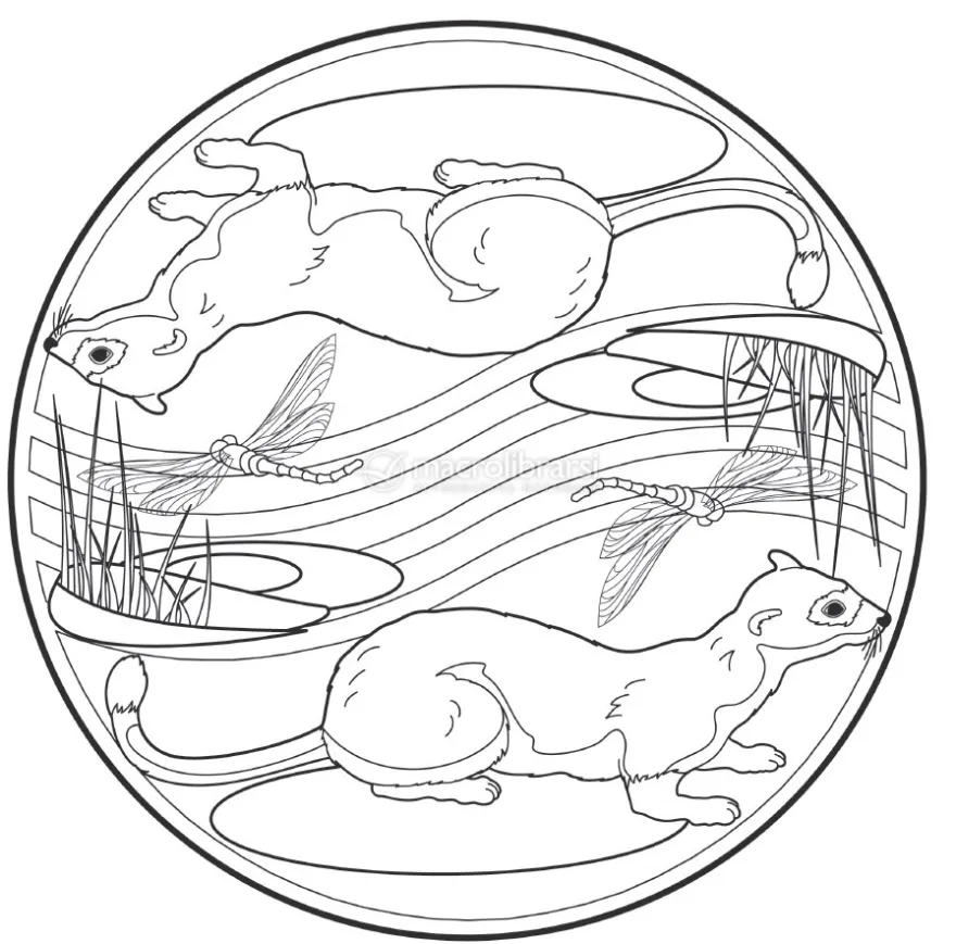 I Mandala degli Animali del Bosco