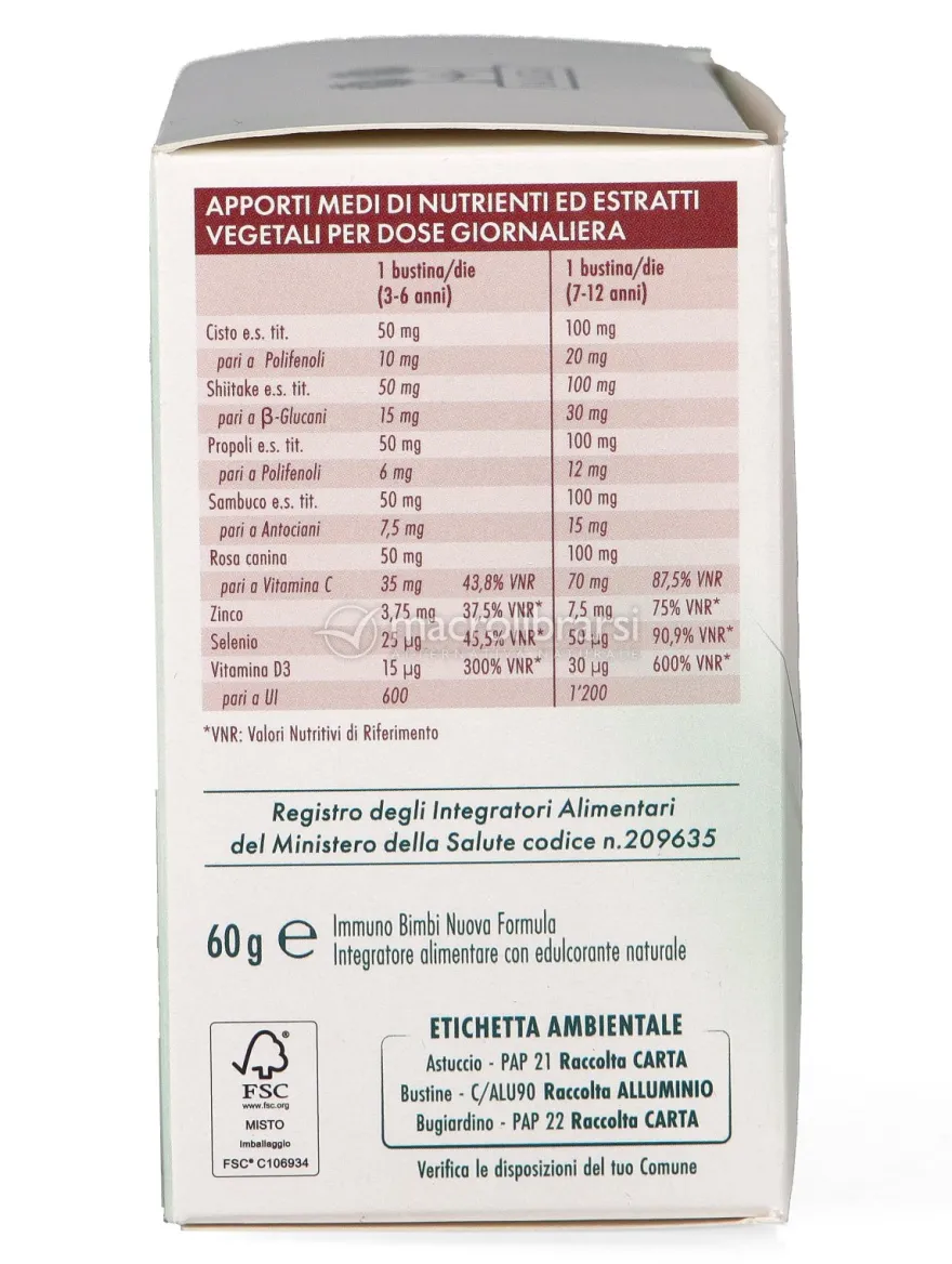 Immuno Bimbi Protezione e Vitalità - Bustine