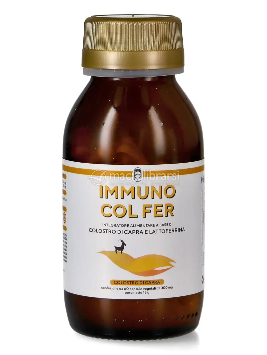 Immuno Col Fer - Integratore di Colostro di Capra e Lattoferina in Capsule