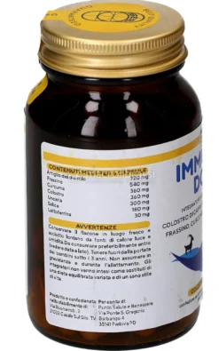 Immuno Dol - Integratore di Colostro di Capra, Artiglio del Diavolo, Frassino, Curcuma, Uncaria e Salice in Capsule
