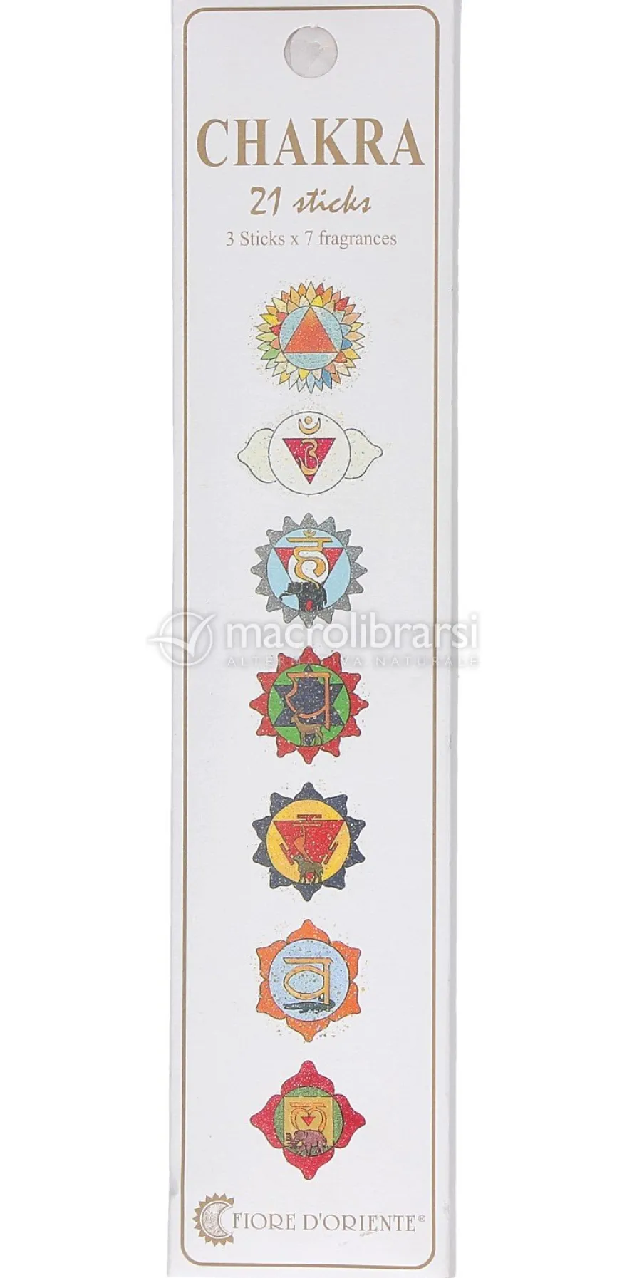 Incensi Chakra - 7 Fragranze