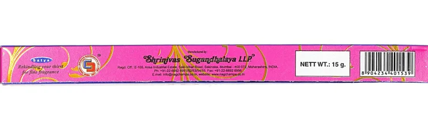Incensi Satya Natural - Rose