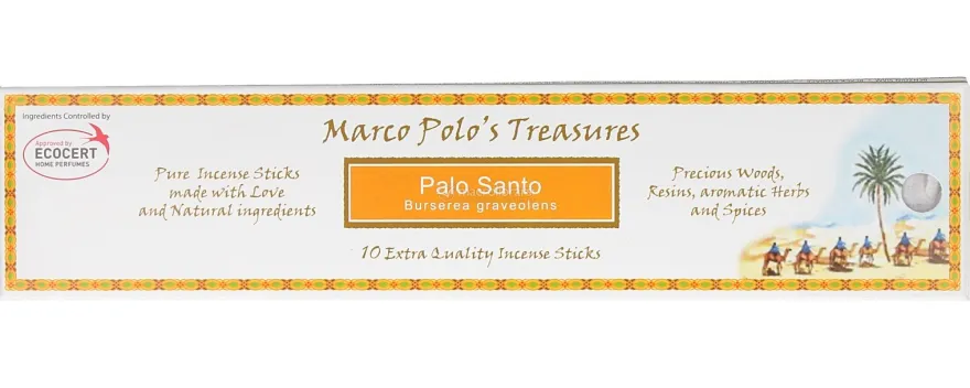 Incenso Marco Polo's Treasures - Palo Santo - 10 Stick