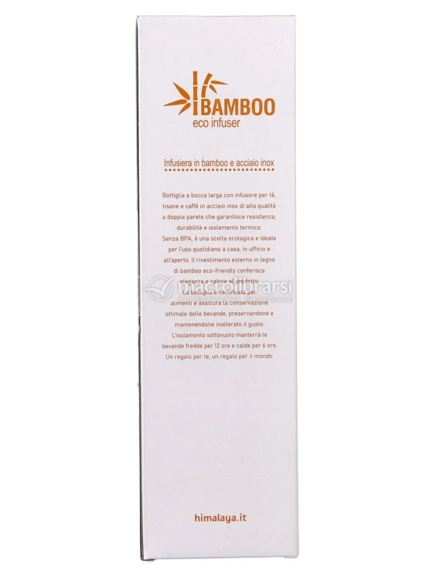 Infusiera in Bamboo e Acciao inox