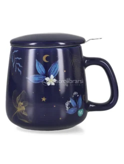 Infusiera in Ceramica con Filtro e Coperchio 