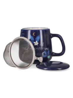 Infusiera in Ceramica con Filtro e Coperchio 