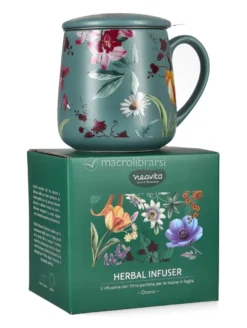 Infusiera in Ceramica con Filtro in Acciaio