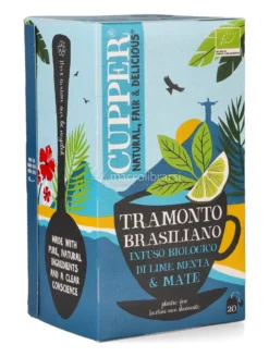 Infuso di Lime, Menta e Mate Biologico "Tramonto Brasiliano"