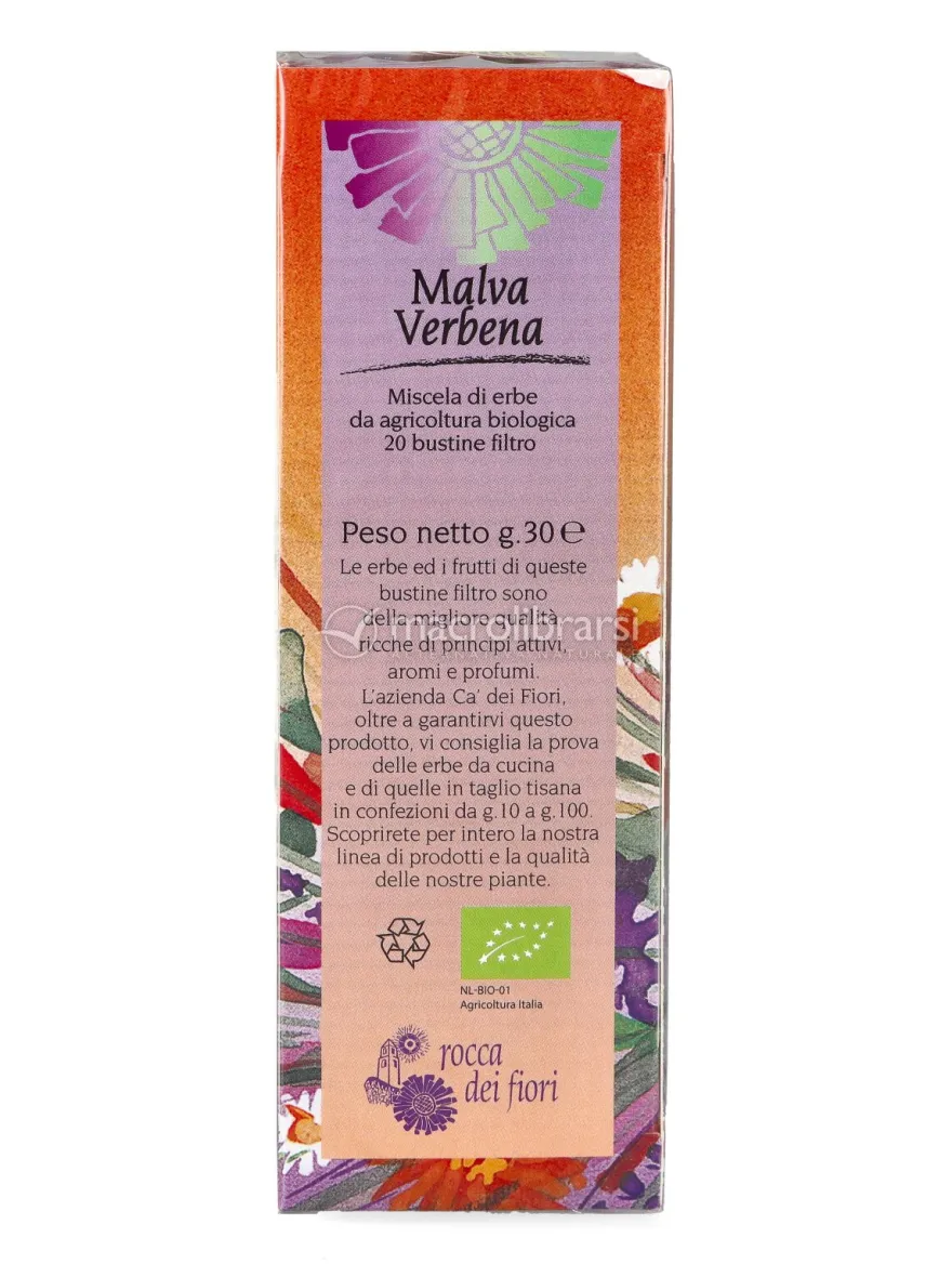 Infuso Malva Verbena Bio in Bustine