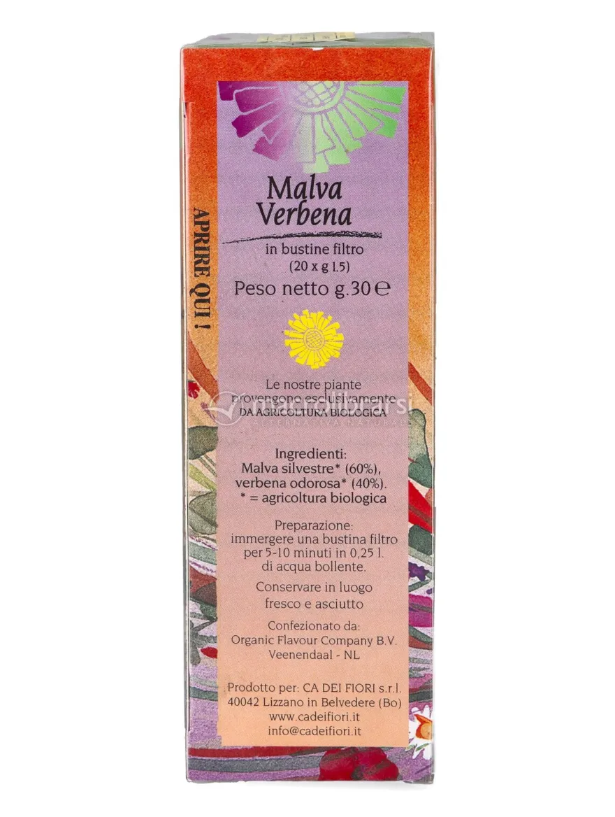 Infuso Malva Verbena Bio in Bustine