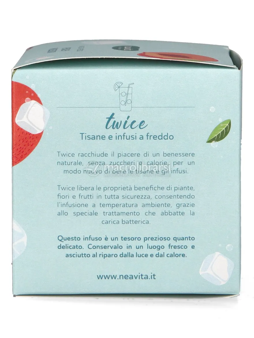 Infuso Peach Passion in Filtri "Twice Infusioni a Freddo" - 15 filtri - 42 g