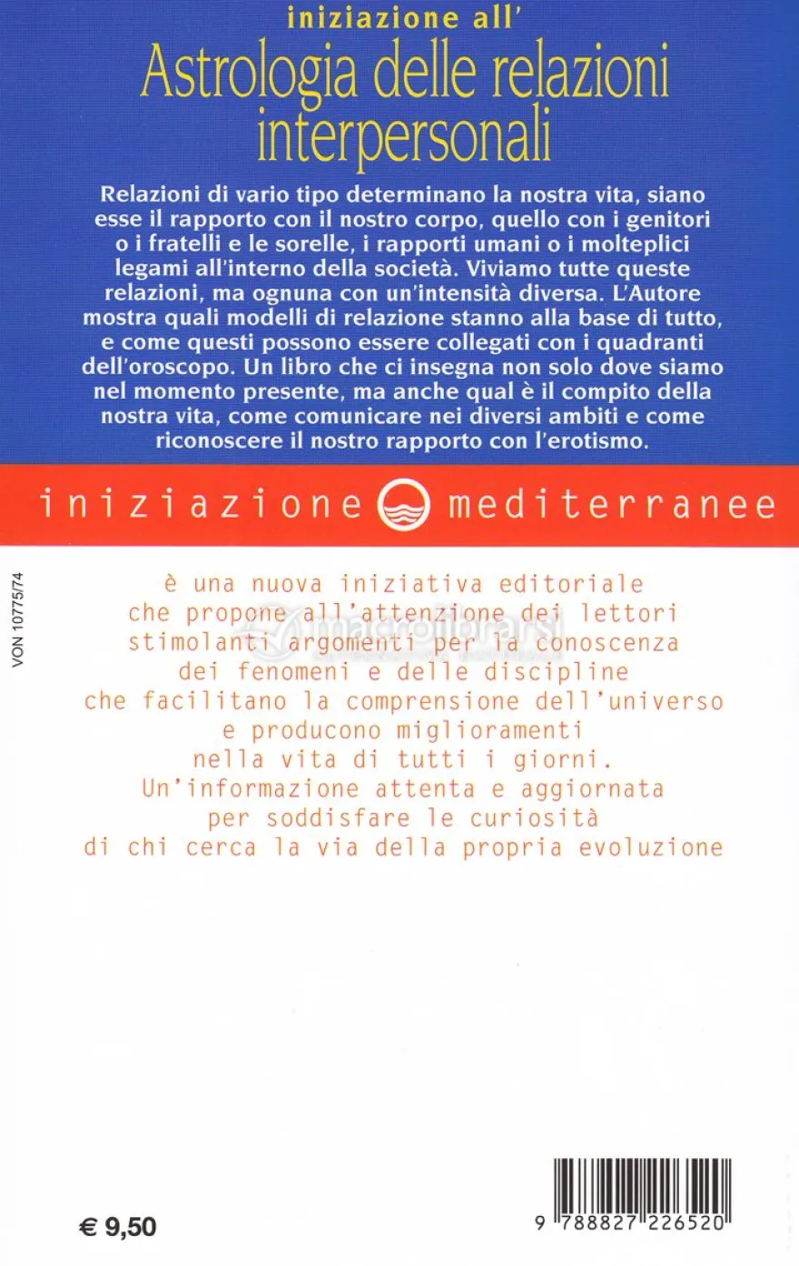 Iniziazione all'Astrologia delle Relazioni Interpersonali