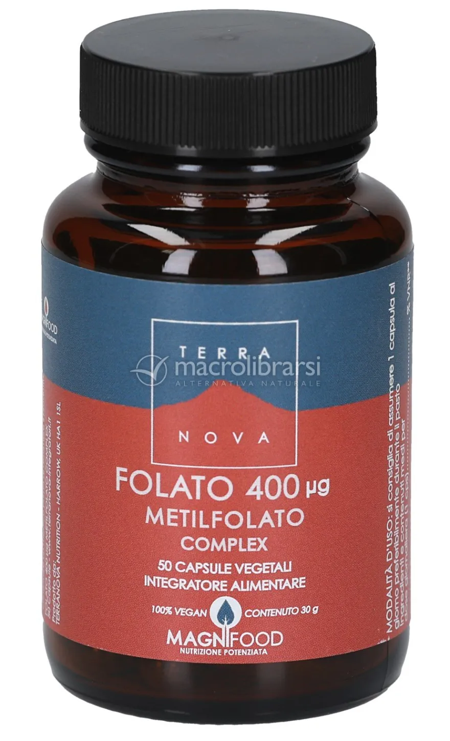 Integratore di Folato 400ug - Metilfolato Complex