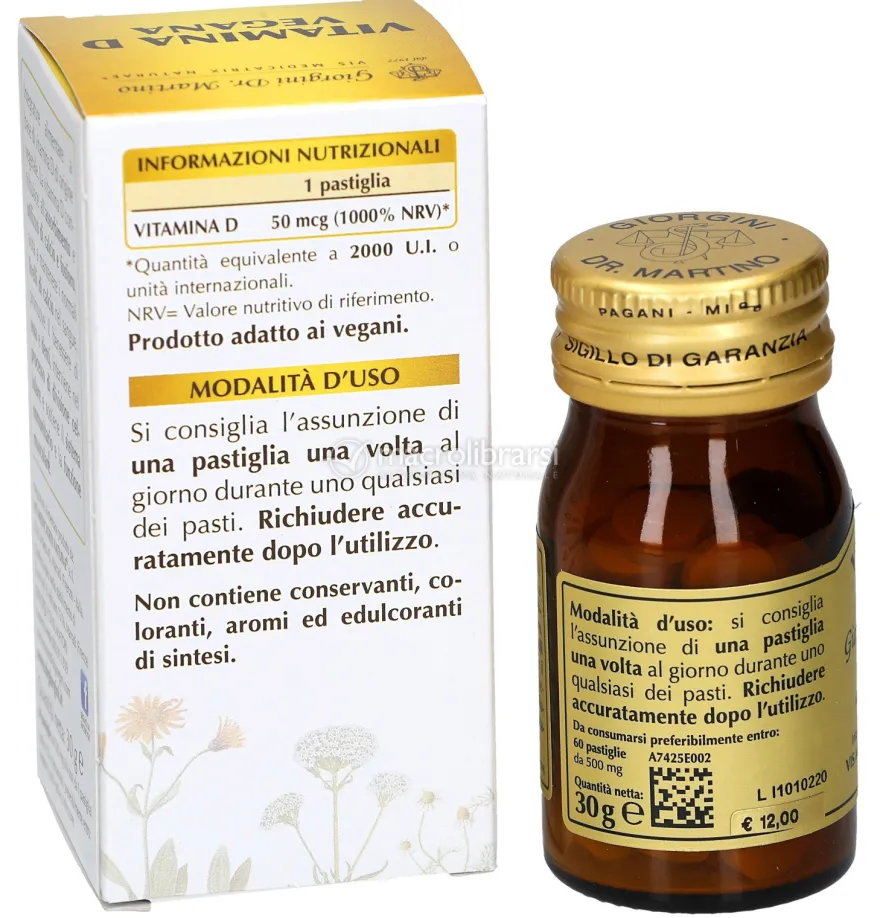 Integratore di Vitamina D Vegana