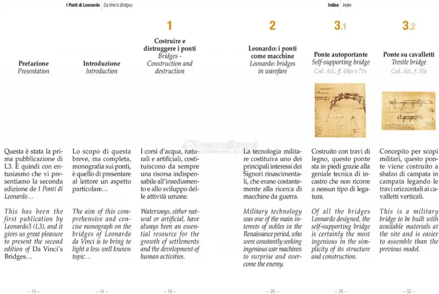 I Ponti di Leonardo - Da Vinci's Bridges + Modello in Legno e DVD Software 3D