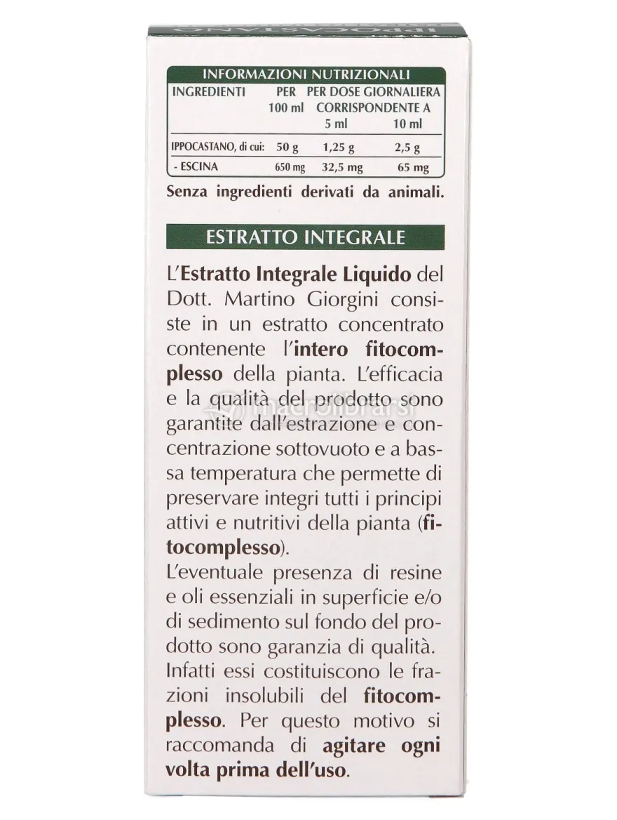Ippocastano - Estratto Integrale - Liquido