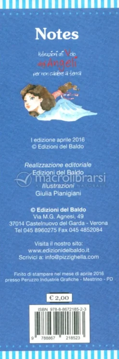 Istruzioni di Volo degli Angeli per non Cadere a Terra - Block Notes