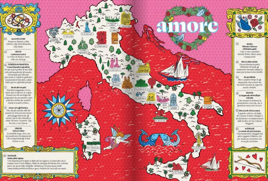 Italia - Mappe delle Esperienze Imperdibili