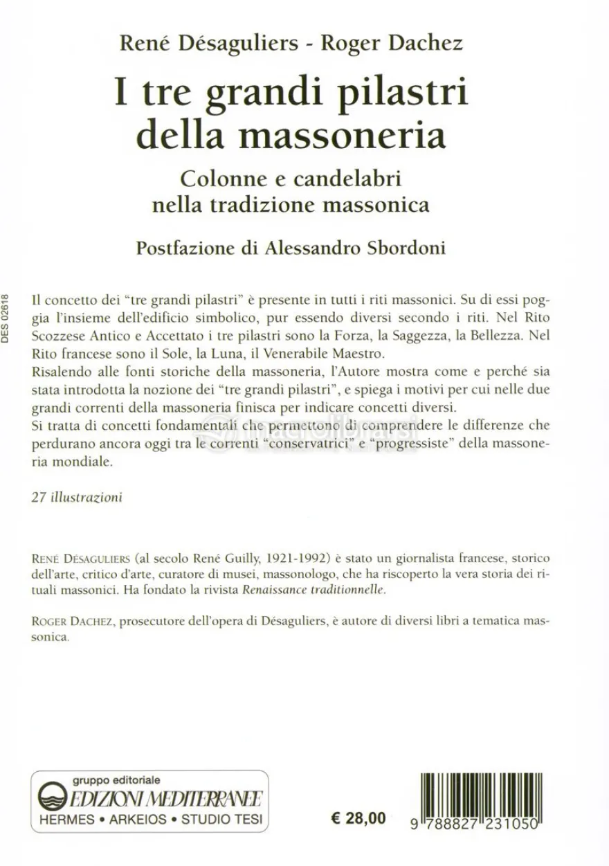 I Tre Grandi Pilastri della Massoneria