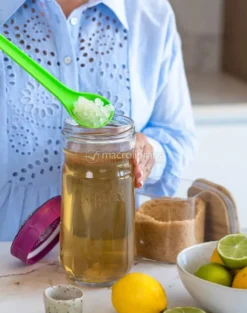Kefir Fermenter - Kit per l'Autoproduzione del Kefir di Latte o d'Acqua - Bianco - 1,4 l