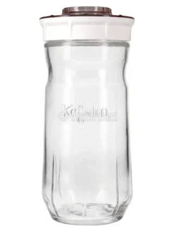 Kefir Fermenter - Kit per l'Autoproduzione del Kefir di Latte o d'Acqua - Bianco - 1,4 l