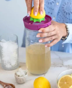 Kefir Fermenter - Kit per l'Autoproduzione del Kefir di Latte o d'Acqua - Bianco - 1,4 l