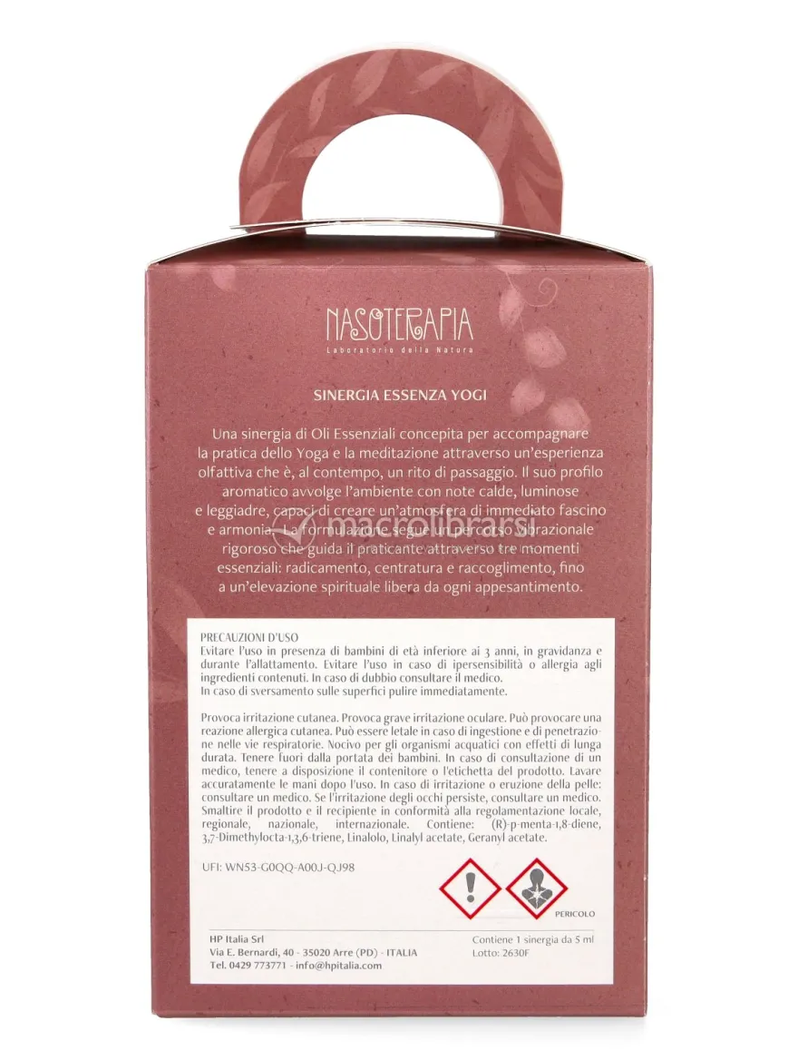 Kit "Inspira" con Diffusore a Ultrasuoni Loto e Sinergia Essenza Yogi